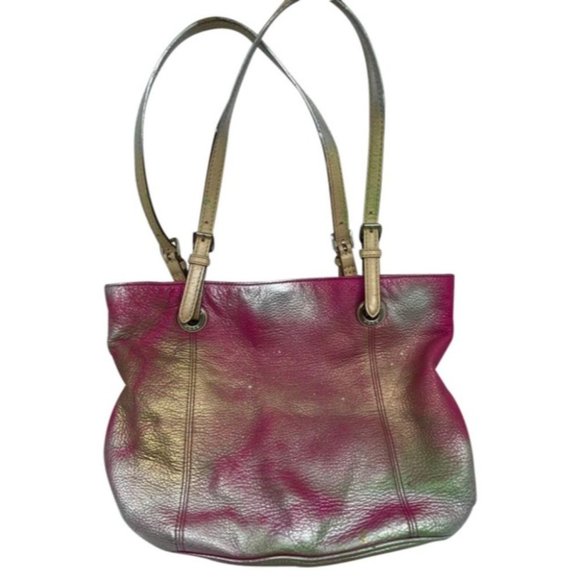 Michael Kors Leather Bag Customized Pink Gold - Picture 1 of 13